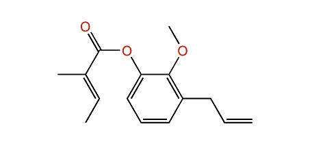 3-Allyl-2-methoxyphenyl (E)-2-methyl-2-butenoate